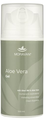 MORAVAN® Aloe Vera Gel für alle Hauttypen | feuchtigkeitsspendend & entspannend | 100 ml