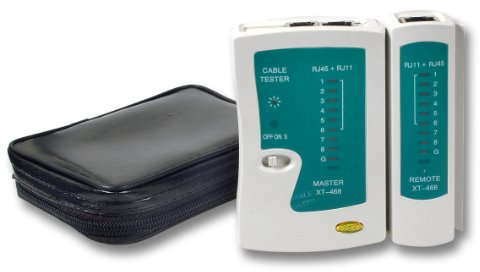 Network Media Supplies 39939.1 LAN-Tester für Netzwerk und Modularkabel inklusive Remote Einheit