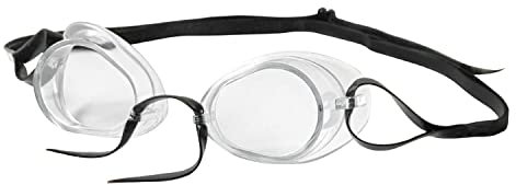 Tyron Performance Race Goggle (Anti-Fog - klar) | Schwimmbrille | Weiterentwicklung der Schwedenbrille mit soften Silikonrand/-Steg