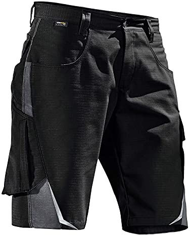 KÜBLER Workwear | Pulsschlag Arbeitsshorts | schwarz/anthrazit | Größe 44