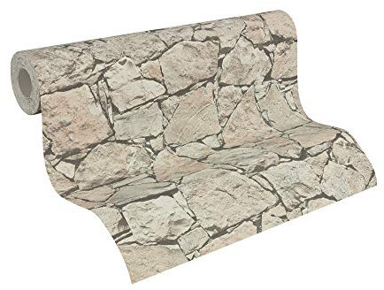 A.S. Création Tapete Dekora Natur, Mustertapete The Gardener, beige, grau, schwarz, 958632