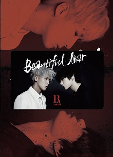 VIXX LR - Beautiful Liar (Kihno Card Album Edition) (mini CD(80mm)+SMC Kihno Card) + an official Folded Poster + Vixx all members Autograph Double-sided Photocard by Vixx LR, Leo, Ravi (2015-01-01j
