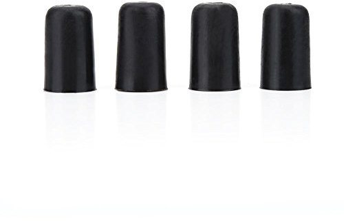 4 Stück Cello Endpin, Anti Rutsch Gummi Endpin Cap für Cello Endknopf Endpin Instrument Protector für Saiteninstrumente Schwarz