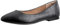 Amazon Essentials Women's Pointed-Toe Ballet Flat, Black Faux Leather, 7.5 UK