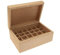 Absolute Aromas Essential Oils Wooden Storage Box – for 24 x 5ml or 10ml Essential Oil or Fragrance Bottles (Large)