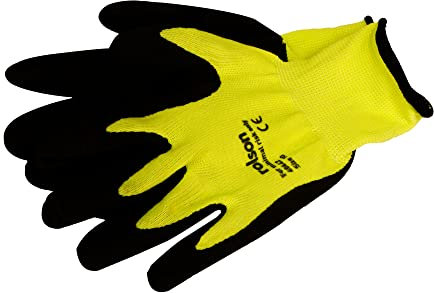 Rolson 60642 - Guantes de espuma con revestimiento de látex, talla grande