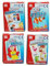 AZ Pack 4 Klassische Kinder-Kartenspiele, Reisespaß für Kinder, alte Jungfer, Tierschnappspiel, Go Fish