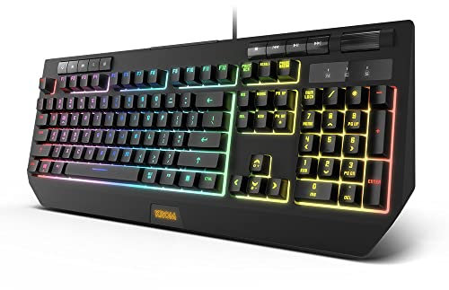 Teclado Gaming Krom Kuma RGB Layout PT, NXKROMKUMAPT