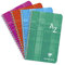 Clairefontaine 68698C - Packung mit 10 Registerbücher 11x17 cm, 50 Blatt, französische Lineatur, 90g, Spiralbindung, farbig sortiert, 1 Pack