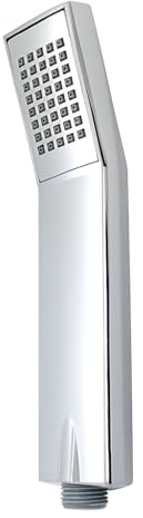 ECOSPA Shower Head Universal Bath Shower Handheld Slim Handset • for Low and High Pressure Showers • Single Function