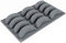 PAVONI Molde de Silicona Forma Platano Banana 300x175 12 cavidades