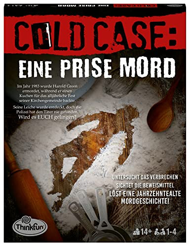 ThinkFun Cold Case: Eine Prise Mord - Denkspiel ab 14 Jahre