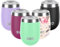 SHO Pacto - Ultimate Insulated Stainless Steel Reusable Coffee Cup & Stemless Wine Tumbler - 4 Hours Hot, 8 Hours Cold - 360ml - BPA Free (Pastel Green, 360ml)