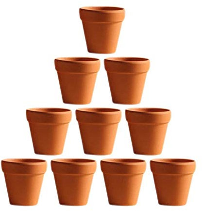 Pots de fleurs intérieurs et extérieurs 20pcs en céramique rouge fleur Pots de terre cuite de fleur de terre cuite de fleur céramique pots fleur pot succulentes pépinières fleur de fleurs bonnes plant