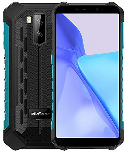 Ulefone ARMOR X9 Pro, Android 11 4G Rugged Smarphone, 4GB RAM 64GB ROM, 5,5 Cellulare Robusto IP68, Dual SIM, Tripla Fotocamera Subacquea 13MP, Batteria 5000mAh, Sblocco Facciale, GPS NFC Verde