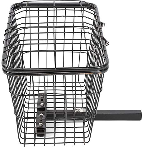 Verrückter Fahrradkorb, klappbarer Aufbewahrungskorb Exquisite Verarbeitung Roller Hinten Aufbewahrungskorb, Qualität Eisenmaterial Fahrrad Büroablage für Zuhause