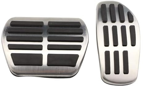 YEE PIN für Renaul-t Cabin Clio 5 Koleos Kadjar & Captu*r 2 Anti-Rutsch Pedalschutz Aluminiumlegierung Beschleuniger Bremse Gaspedal Abdeckungen (für automatisch)