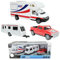 Wohnwagen Spielzeug Auto Set Camping mit Rückzug-Antrieb, Premium Qualität, Pick-Up Wohnmobil Spielzeug, Camper Spielzeug, Wohnwagen Spielzeugauto Spielzeug Auto