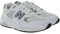 New Balance Herren 580 Sneaker, Weiß/Meersalz/Silbermetallic, 40 EU