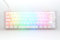 Ducky One3 Aura White Mini with Blue Cherry MX Switch Keyboard - UK Layout
