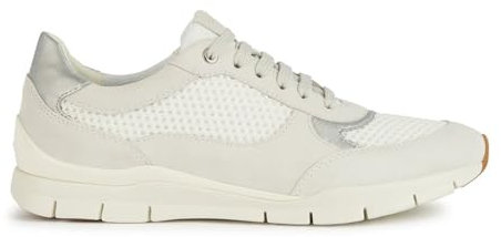 Geox D Sukie A, Zapatillas, Mujer, Blanco Apagado, 38 EU