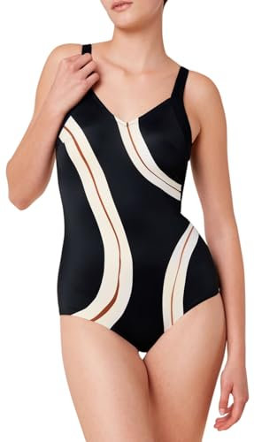 Triumph Damen Summer Allure OP One Piece Swimsuit, Black Combination, 38E