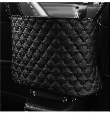Twilight Garage Auto Aufbewahrungstasche,Car Hängende Handtaschenhalter,Autositztasche Organizer Barriere Leder,Multifunktionale Autositz-Tasche,Große Auto Handtaschen
