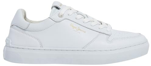 Pepe Jeans Damen Camden Supra W Sneaker, Weiß (Factory White), 6