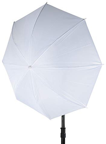 33 Zoll Durchscheinender Weißer Weicher Regenschirm, Weicher Lichtschirm mit 8 Metallknochen, Kameraschirm für Fotografiestudio-Blitzlichtdiffusor Softlight