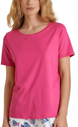 CALIDA Favourites T-Shirt Damen, temperaturausgleichend und atmungaktiv pink Flash 32-34