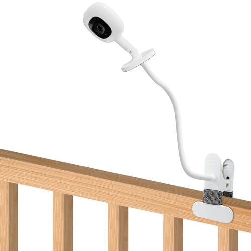 Babyphone-Halterung, kompatibel mit Nanit Pro Smart Babyphone und Flex-Ständer, auch für Kameras mit 1/4-Zoll-Schraubbefestigung, flexibler langer Schwanenhals-Arm, Baby-Kamera-Halterung, Ständer ohne