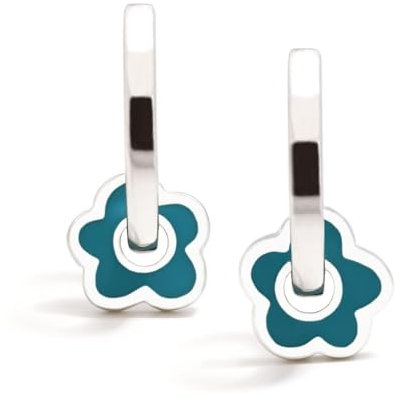 Agatha Ruiz de la Prada Kreolische Pisten 925m Silber Nacara Law 16mm. emaillierte Blume