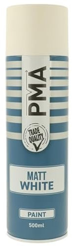 PMA MATTE WHITE FAST-DRYING SPRAY PAINT 500ML