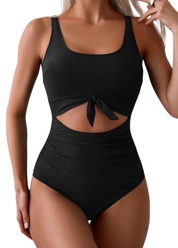 Eomenie Damen Wome's Fashion One Piece Swimsuit Badeanzug