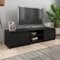 Générique Meuble TV Noir 140x40x35,5 cm Bois d'ingénierie,Meubles TV-800649