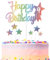 Regenbogen Geburtstagskuchen Dekoration, Nummer 4 Regenbogen Kuchen Topper, jede Feiertag und Party Kuchen Farbe Dekoration, Geburtstagsfeier Dekoration für Jungen und Mädchen