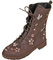 Moda Stivali da Donna Stampato Boho Boots Vintage Casual Comoda con Lacci Y2K Stivali Donna Y2K Scarpe Donna Autunno Invernali Scarpe Fashion Stivali Stivaletti Texani Cowboy Western Scarpe Etnici