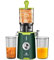 LINKChef Schnellreinigungs Entsafter, NO-Prep Entsafter Gemüse und Obst, Blitzreiniger Saftpresse Slow Juicer Testsieger mit Einfacher Installation, BPA Frei, 115mm, 1.2L, 200w Cyan Grün