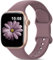 AMSKY Bracelet Sport en Silicone Compatible avec Bracelet Apple Watch Se 40mm 42mm 46mm 44mm 45mm 41mm 38mm, Doux Imperméable Femme Homme pour iWatch Serie 10 9 Se 8 7 6 5 4 3 2 1, Violette Fumée