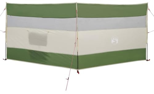 vidaXL Camping Windbreak Green 340x130 cm Waterproof