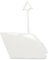 Copri Gancio Di Traino Paraurti Anteriore Per VW Per Tiguan 2012-2017 5N0807241A Accessori Auto Copertura del gancio di traino(Destra bianca)