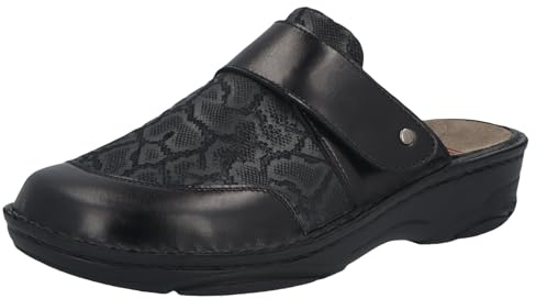 Berkemann Damen Giorgina Hausschuh, metallicschwarz, 41.5 EU
