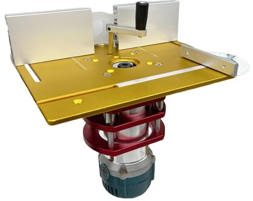 yakermur Lifte de enrutador para carpintería, Lift enrutador manual | Kit de de elevación de enrutador de madera pesada - Herramientas de carpintería anti-rust