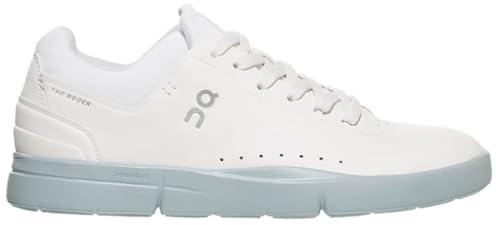 On The Roger Advantage Damen-Sneaker, Weiß/Chambray-Weiß, 8.5