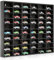 Seenelling Holz-Spielzeug-Auto-Display-Rack, hält 60 Autos, Räder, Display-Regal, Wandhalterung, Maßstab 1/64, Druckguss-Räder, Aufbewahrung, Organizer, Wandhalterung für Spielzeug-Sammlerstücke