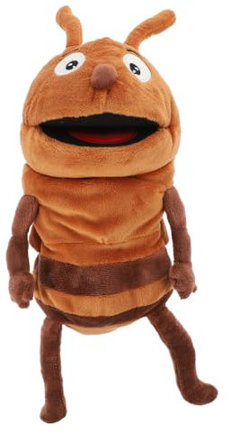 BESPORTBLE Interaktive Ameisen Handpuppe Cartoon Plüsch Für Rollenspiele Lustiges Geschichten Erzählen Fördert Kreative Fantasie Und Eltern Interaktion