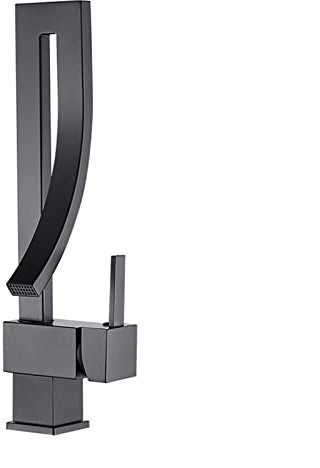 GVGMTAEAVZ Copper Black Basin Faucet Hot And Cold Water Tap Single Handle Black Paint Bathroom Mixing Faucet Ceramic Plate Spool faucet