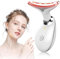 NVKHG Masajeador Facial, 3 Modos Radiofrecuencia Facial, 7 Colores luz LED EMS Masajeador Facial Reafirmante, Calentable 45°C Guasha Instrumento Facial, Lifting y Reafirmante piel Antiarrugas, Negro