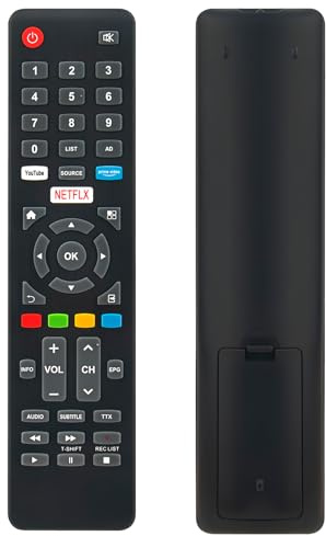AULCMEET Ersatz Fernbedienung Fit for Denver TV LDS-5575 LDS-5576UK LDS-4369 LDS-4370UK LDS-5071 LDS-5071UKLDS-3278 LDS-3278UK