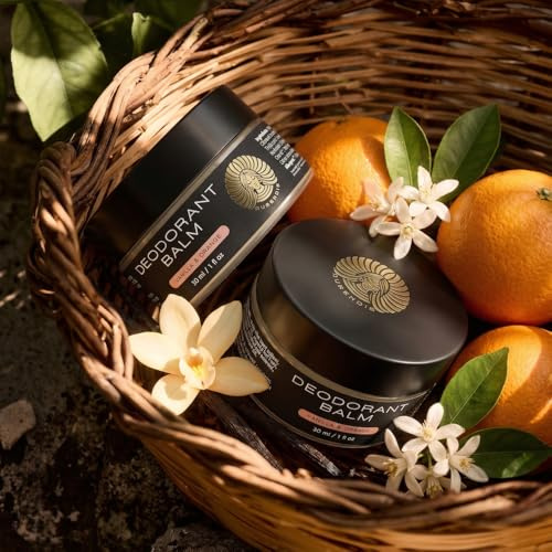 Premium Deoreme – Vanilla & Orange – Ohne Aluminium, Natron, Parabene & Alkohol - mit grasgefüttertem Talg und Jojobaöl - 30ml für ca. 8 Wochen